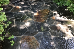 Slate patio