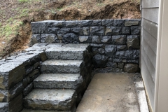 Columbia River basalt walls and steps