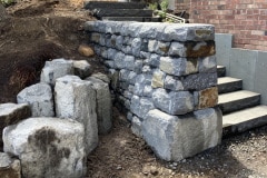 Basalt wall