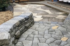 Basalt patio and wall